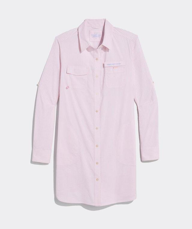 Harbor Seersucker Shirt Cover-Up Product Image