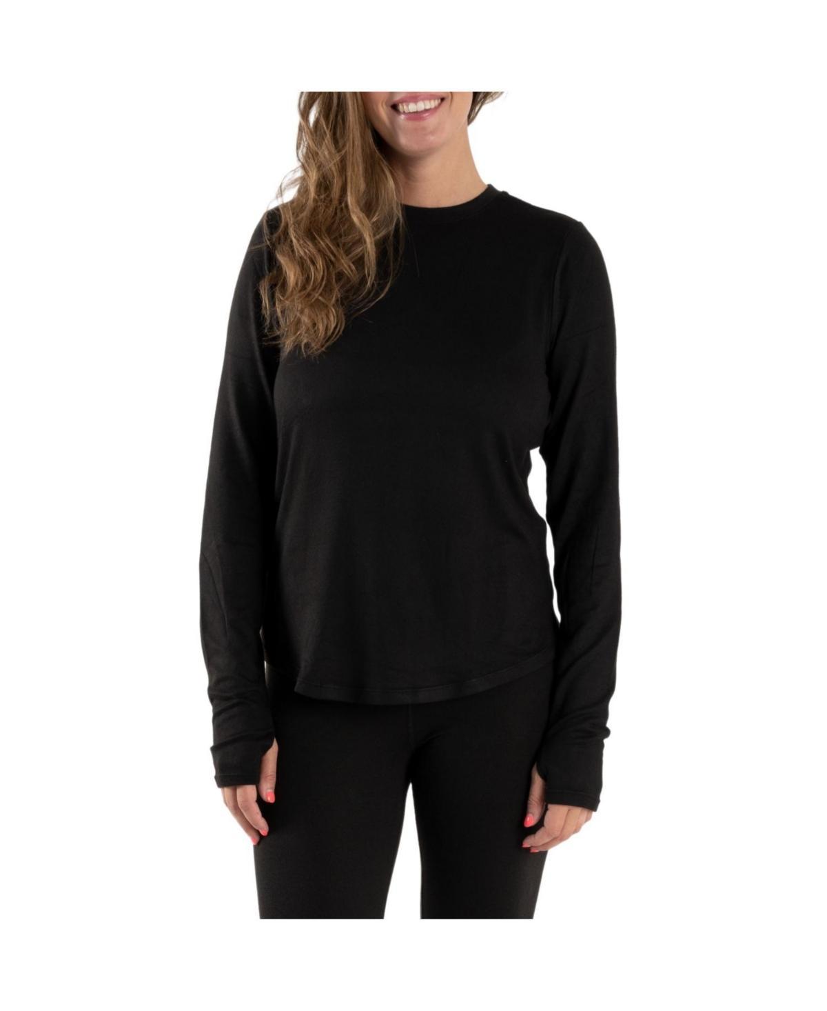 Muk Luks Womens Cozy Layer Long Sleeve Shirt Product Image