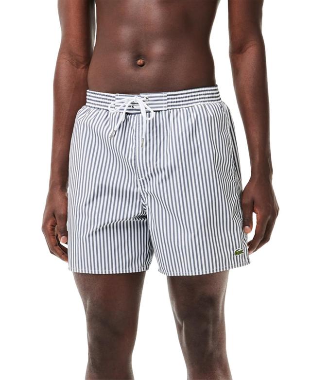 Men's Yarn-Dyed Striped 6 Swim Trunks Product Image