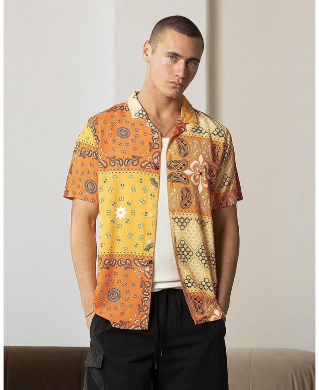 Carre Mens Bandana Ultra Button Up Shirt Product Image