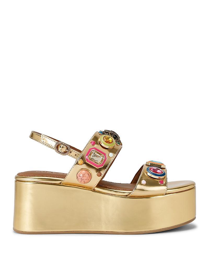 Kurt Geiger London Womens Multi Gem Platform Sandals Product Image