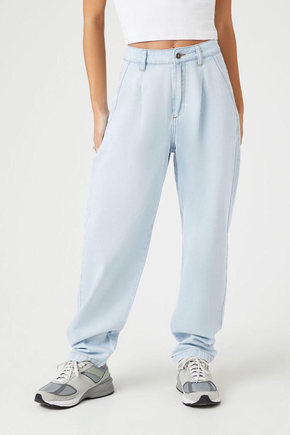 Baggy High-Rise Straight Jeans | Forever 21 Product Image