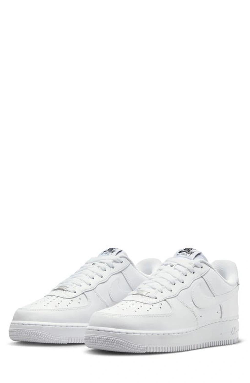 NIKE Air Force 1 Low Flyease Sneakers In White Product Image