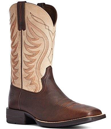 Ariat Amos (Bareley /Tracker Tan) Cowboy Boots Product Image