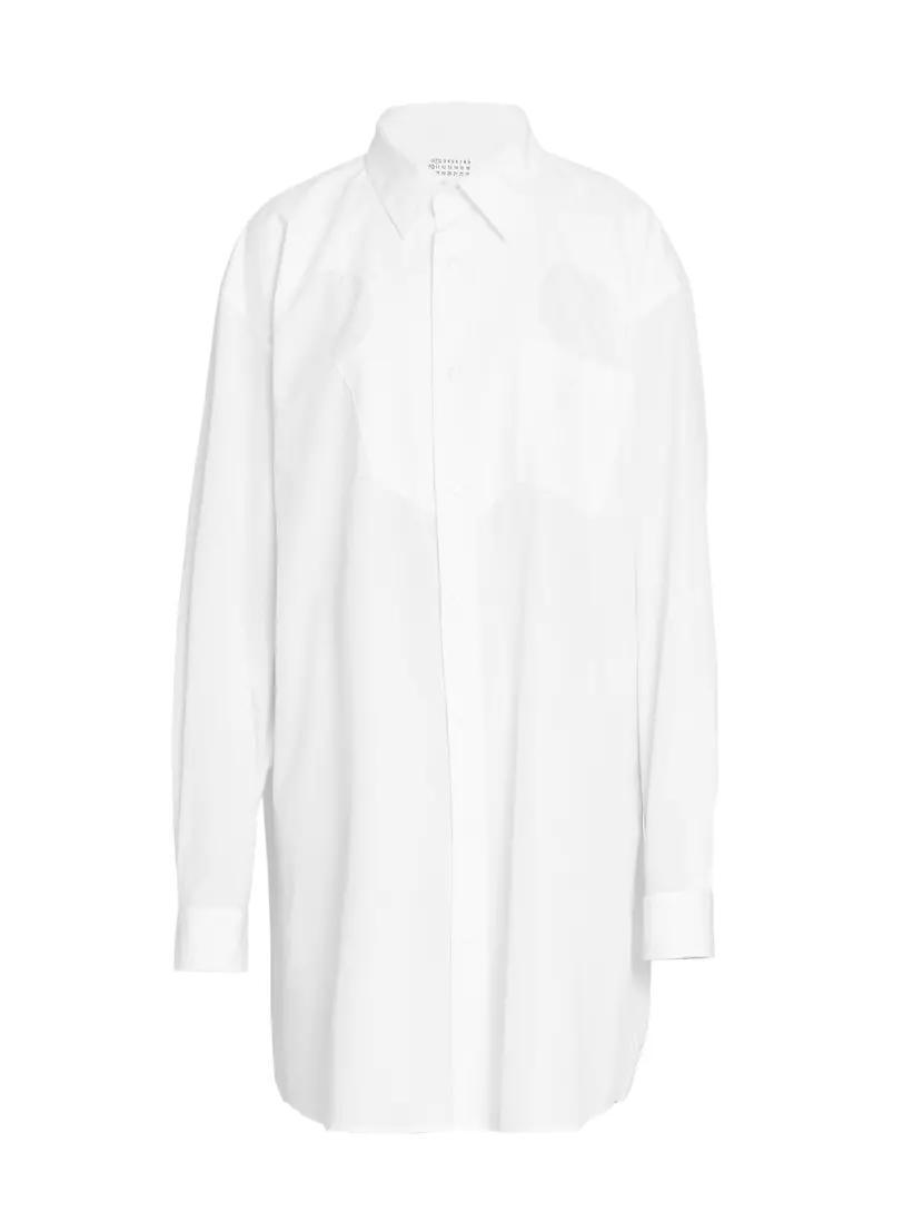 Long-Sleeve Cotton Shirtdress product image