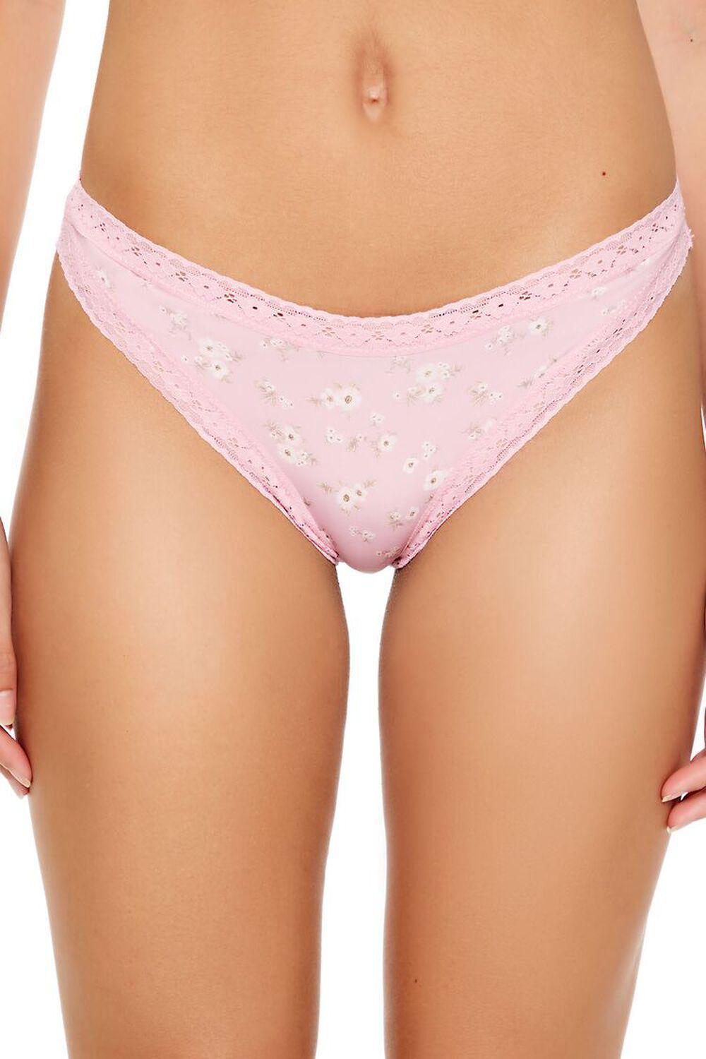 Floral Print Bikini Panties | Forever 21 Product Image