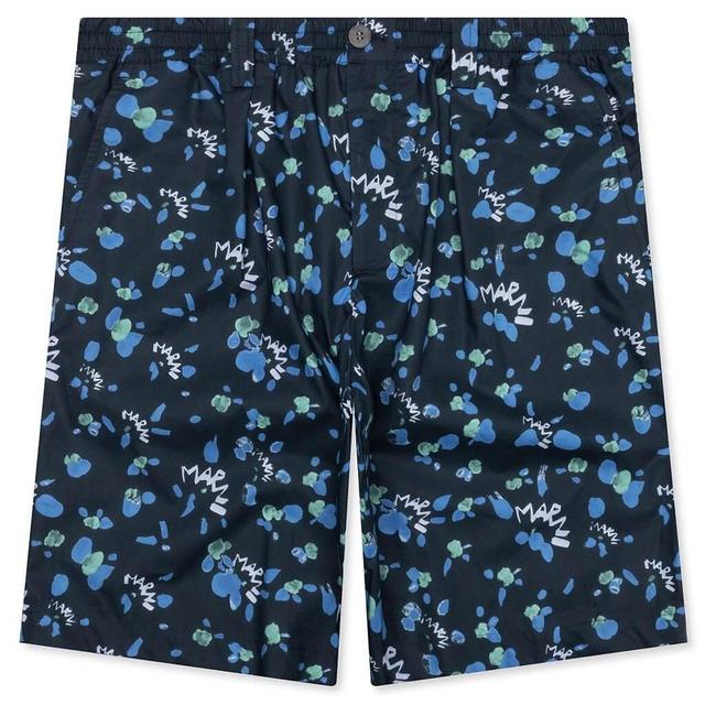 Blue Poplin Shorts - Ink Male Product Image