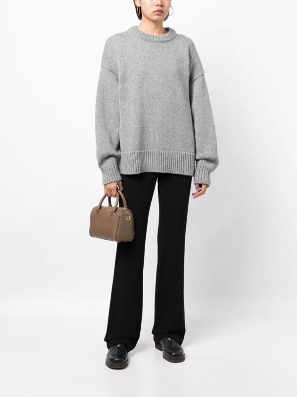 Sibem Grey Wool And Cashmere-blend Jumper Product Image