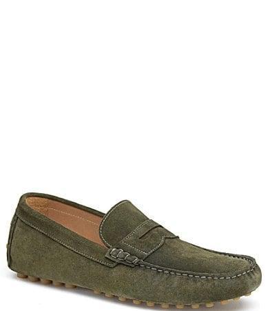 Johnston  Murphy Mens Athens Suede Penny Drivers Product Image