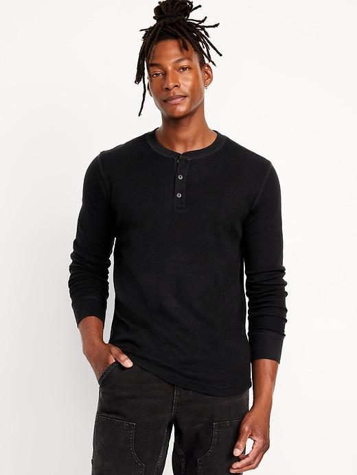 Waffle Henley T-Shirt Product Image