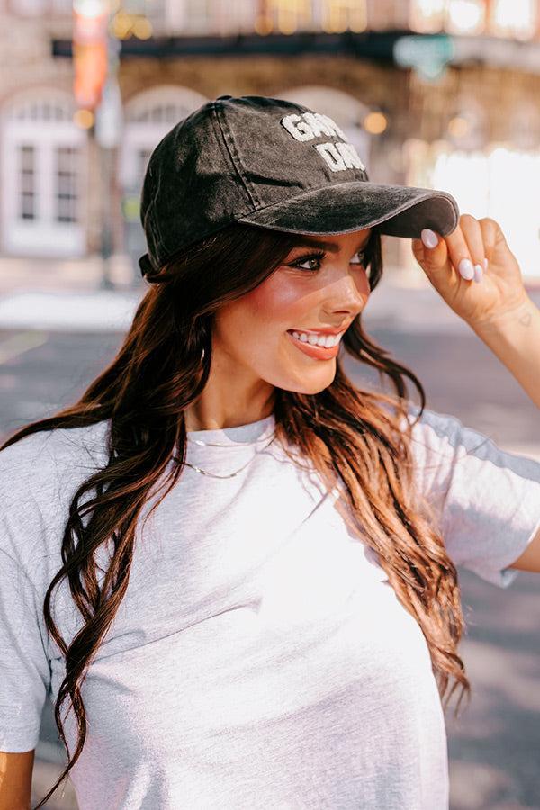 Game Day Baseball Cap In Vintage Black product image