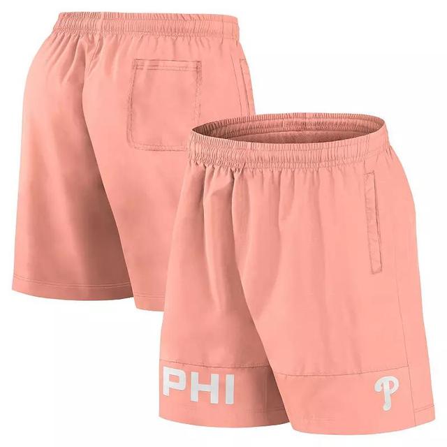 Mens Fanatics Coral Philadelphia Phillies Elements Swim Shorts Product Image