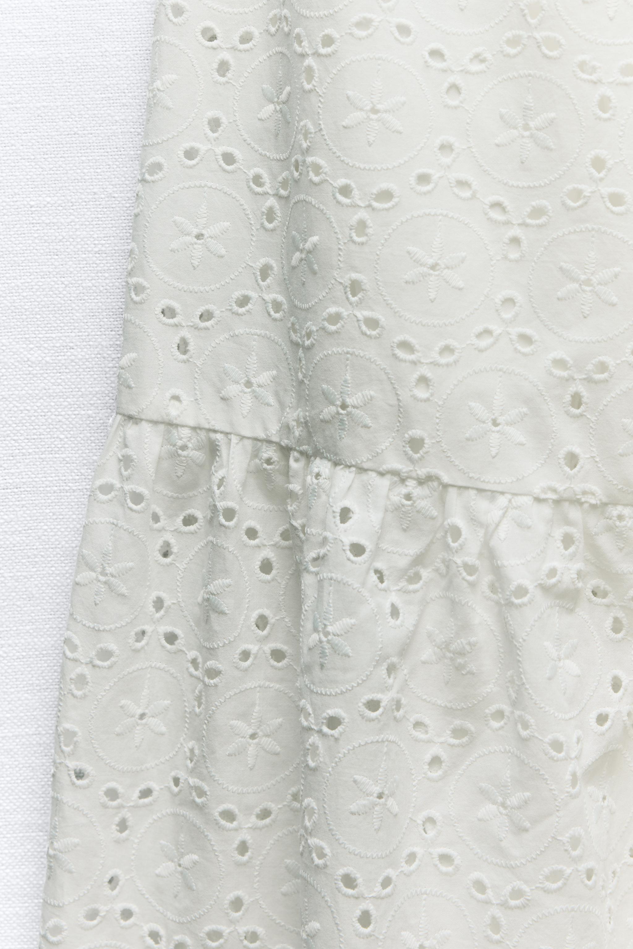 OPENWORK EMBROIDERY MIDI DRESS Product Image