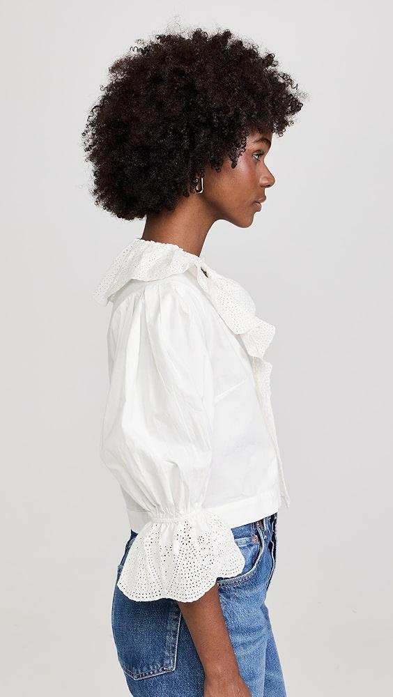 POSSE Beryl Cross Over Blouse | Shopbop Product Image