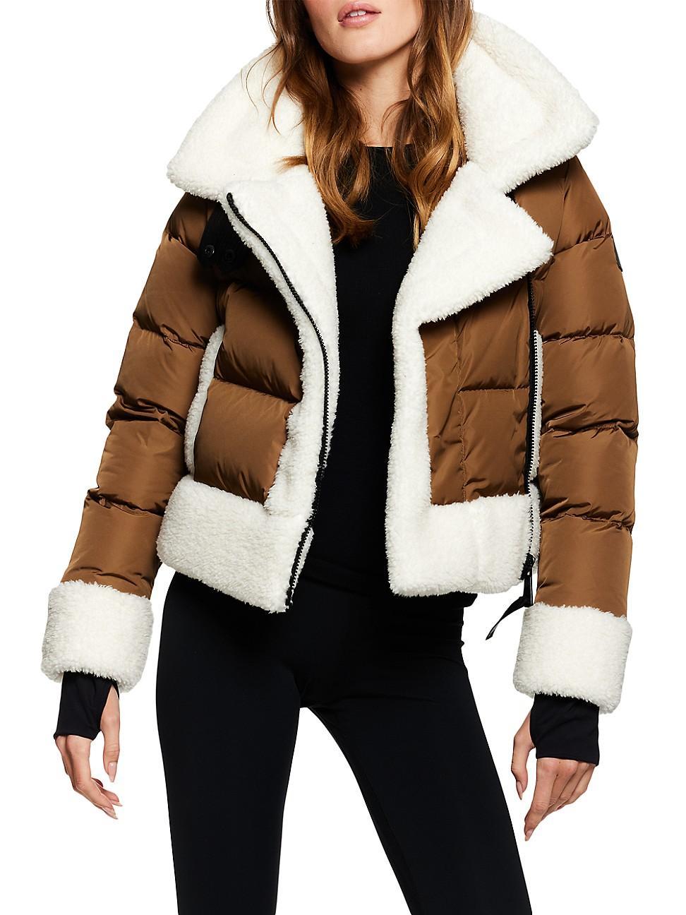 Womens Bennett Sherpa Down Puffer Jacket Product Image