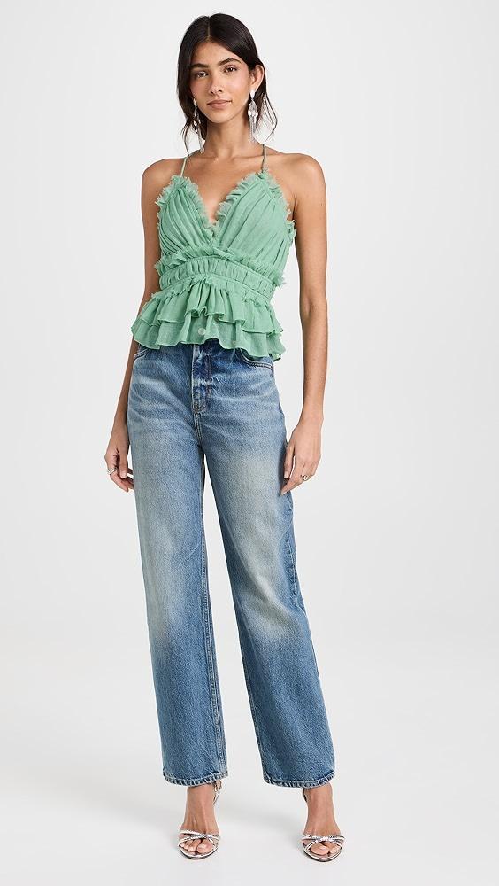 Reformation Abby High Rise Straight Jeans | Shopbop Product Image