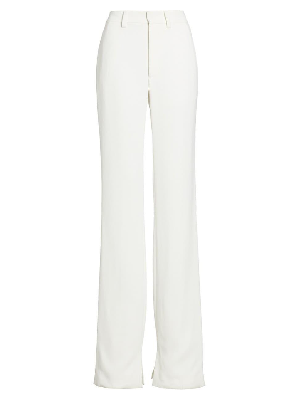 Womens Slit-Inseam Straight-Leg Trousers product image