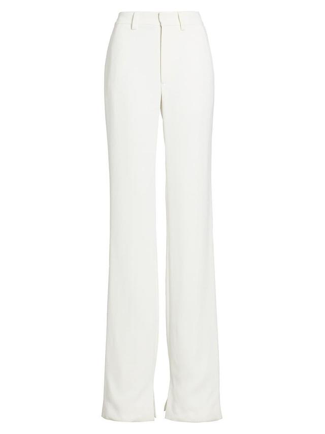 Womens Slit-Inseam Straight-Leg Trousers Product Image