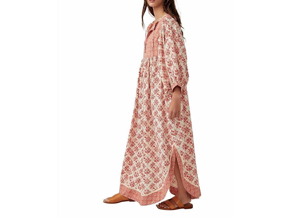 Free People Hazy Maisy Maxi (Earth Combo) Women's Clothing Product Image