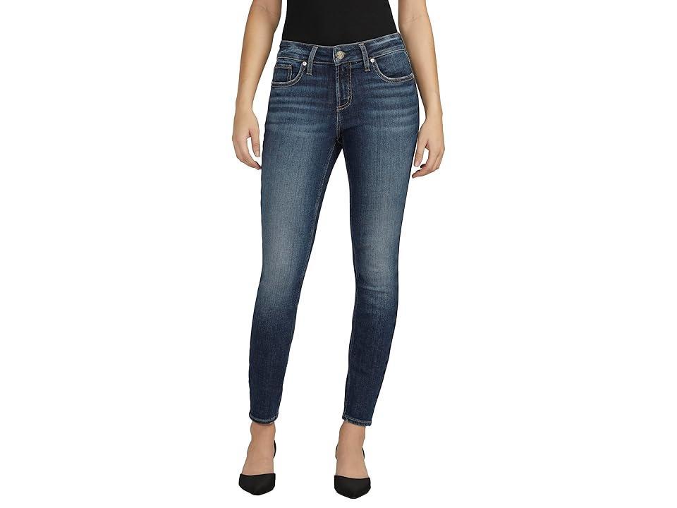 Silver Jeans Co. Elyse Mid Rise Skinny Jeans Product Image