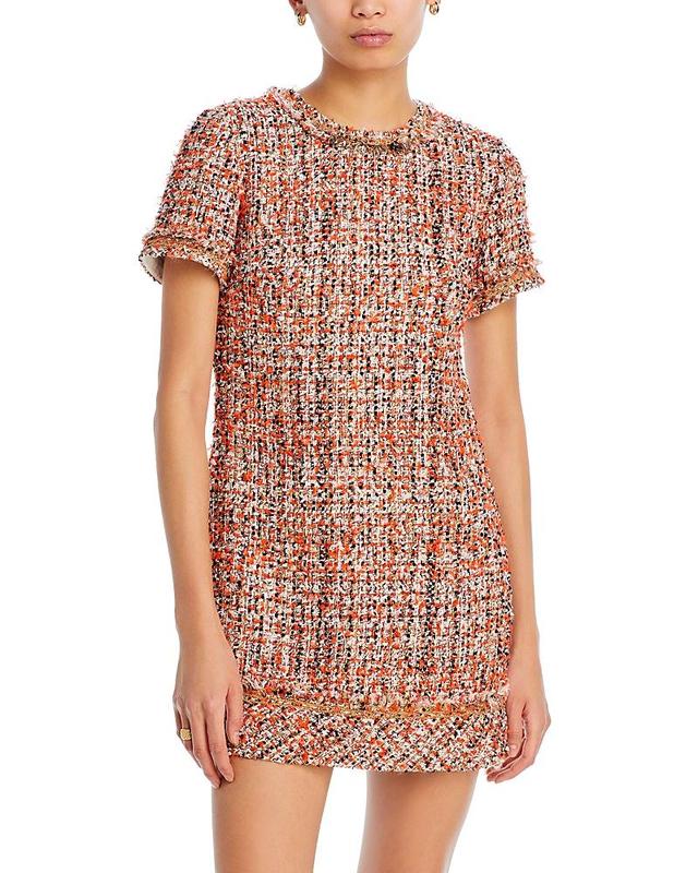 Jason Wu Collection Short Sleeve Tweed Mini Dress Product Image