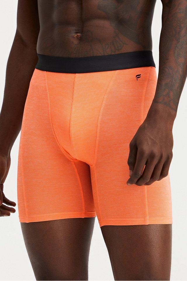 Fabletics Men The Blueprint Boxer Brief male Orange Burst Size M Product Image