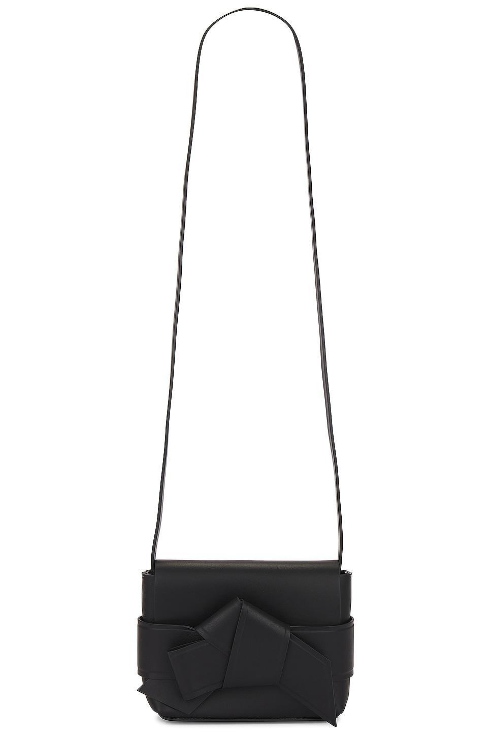 Acne Studios Musubi Wallet Crossbody Bag Black.. Product Image