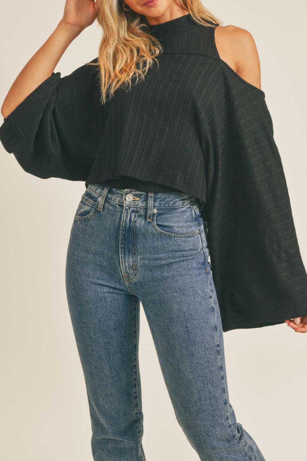 COLD SHOULDER TOP Product Image