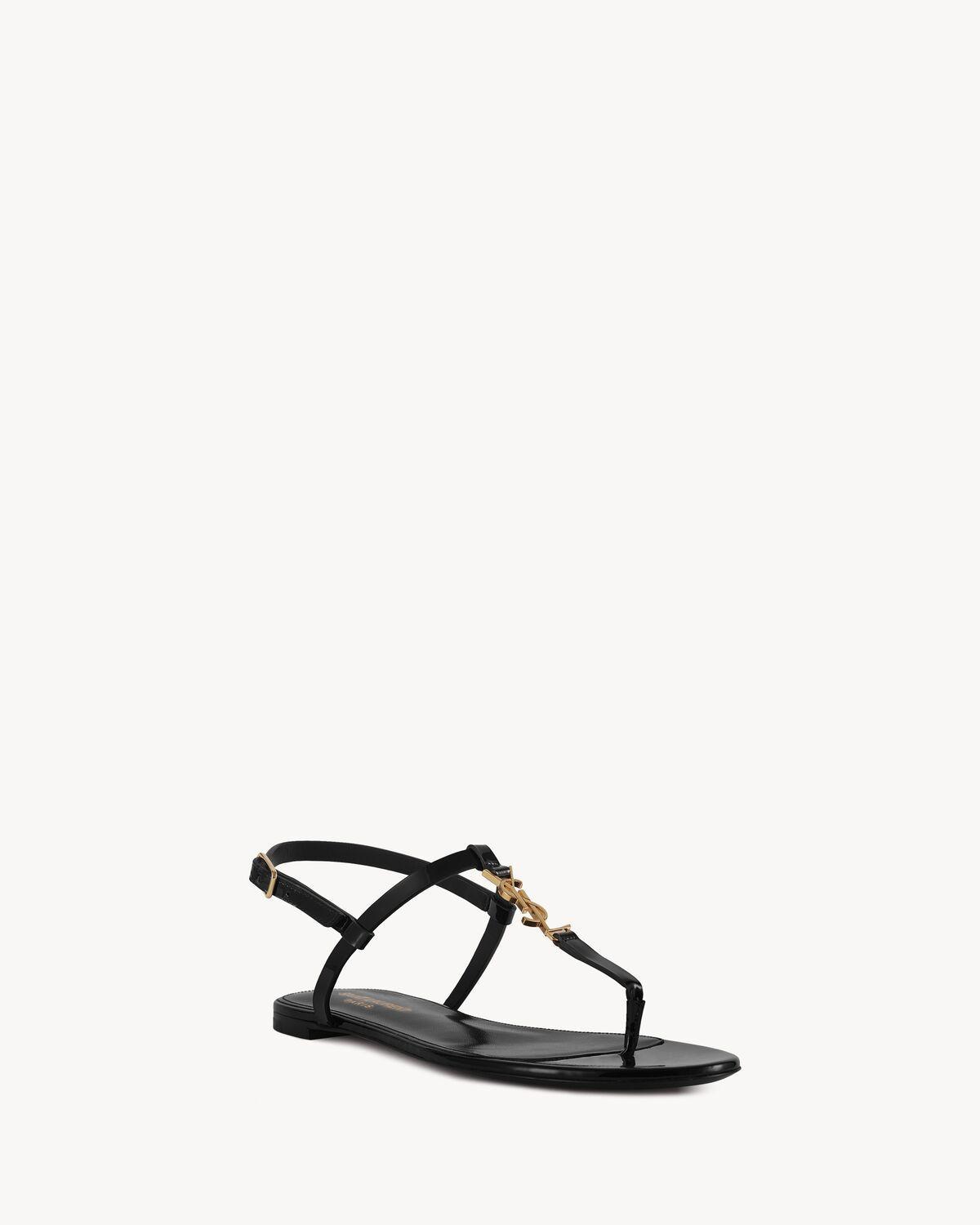 Cassandra sandals in patent leather | Saint Laurent | YSL.com Product Image