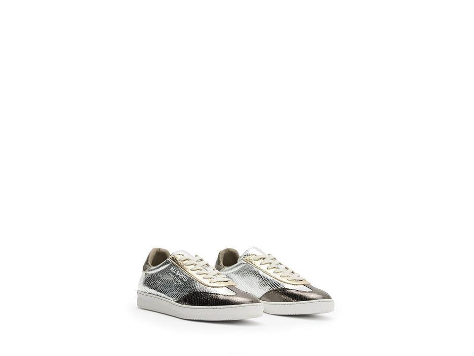 AllSaints Thelma Met Sneakers (Silver ) Women's Shoes Product Image