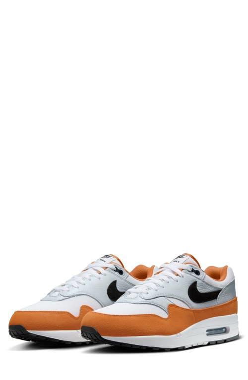 Air Max 1 Sneaker In White/black/monarch Product Image