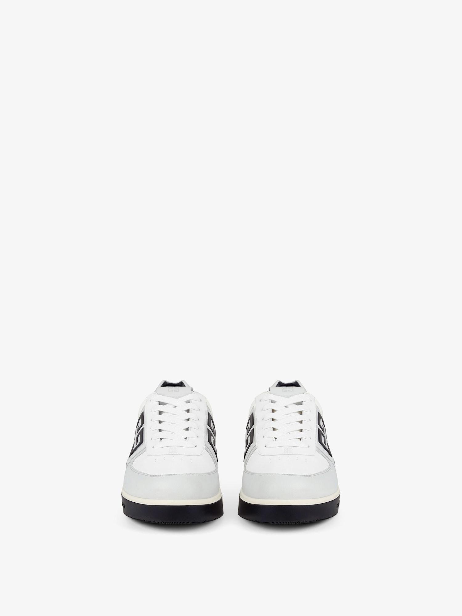 G4 sneakers in leather and perforated leather Product Image