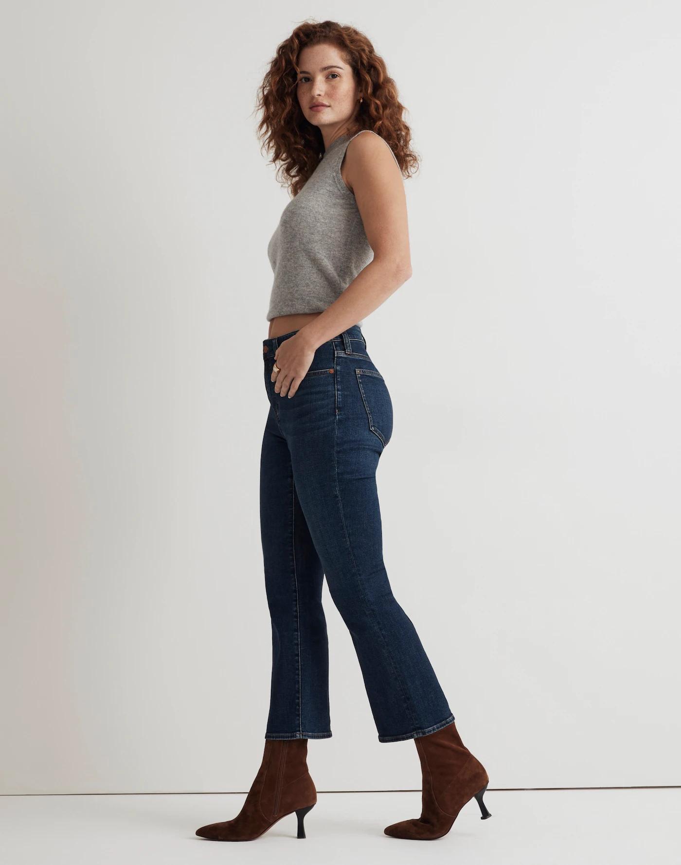 Curvy Kick Out Crop Jean Product Image