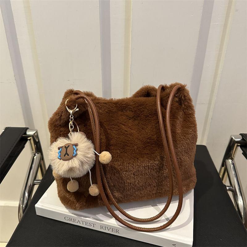 Plain Fluffy Tote Bag Product Image