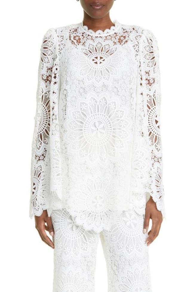 Chintz Doily Lace Top In Ivory Product Image