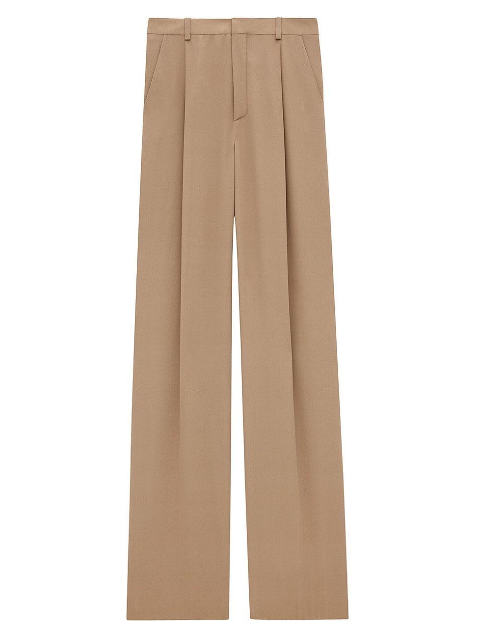 Womens Pants in Silk Crepe Product Image