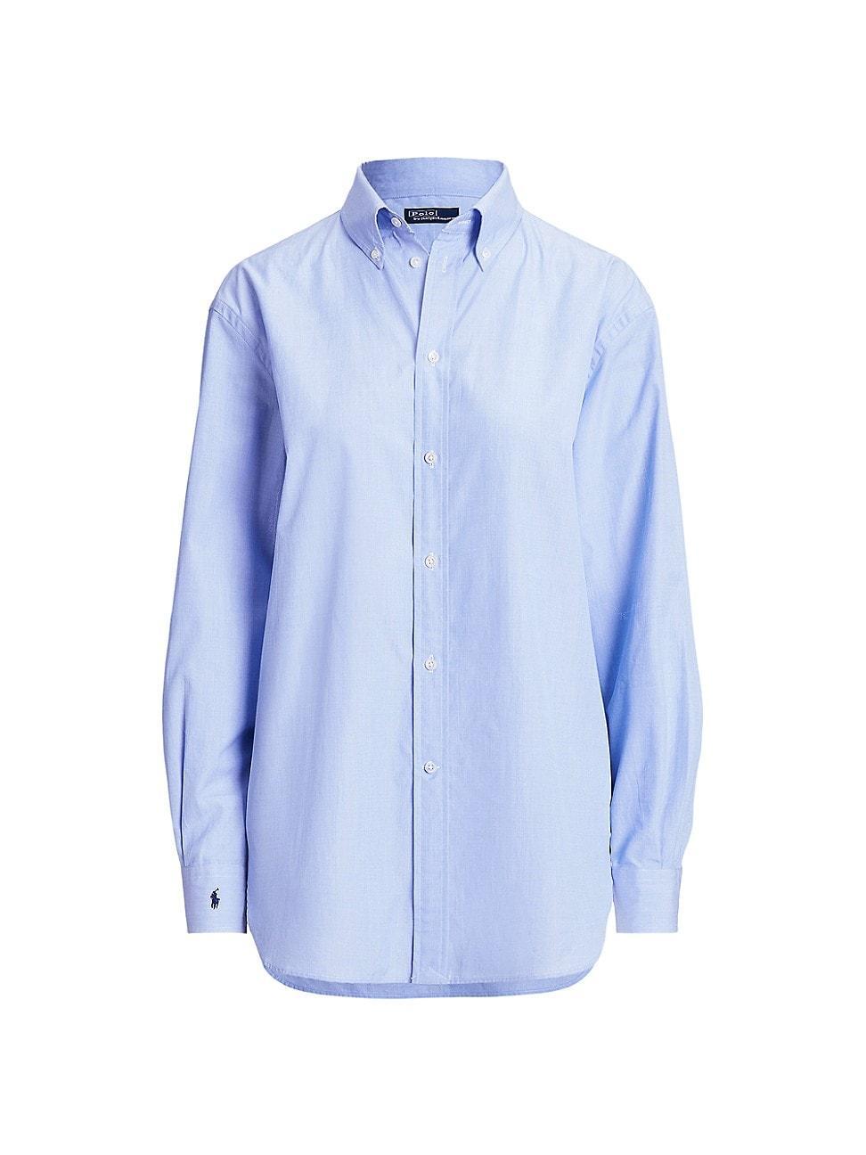 Womens Cotton Button-Down Shirt product image