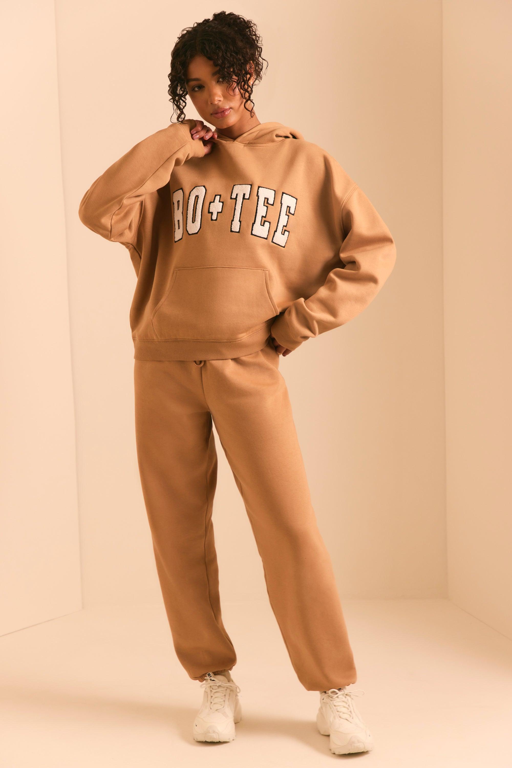 Relaxed Fit Joggers in Chestnut Brown Product Image