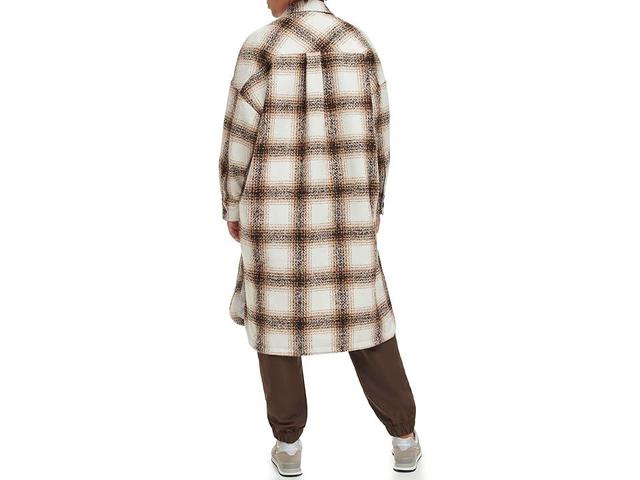 levis Plaid Longline Coat Product Image