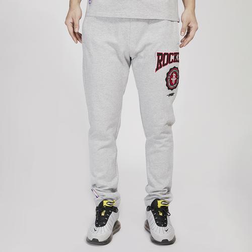 Pro Standard Mens Pro Standard Rockets Crest Emblem Fleece Sweatpant - Mens Gray Product Image