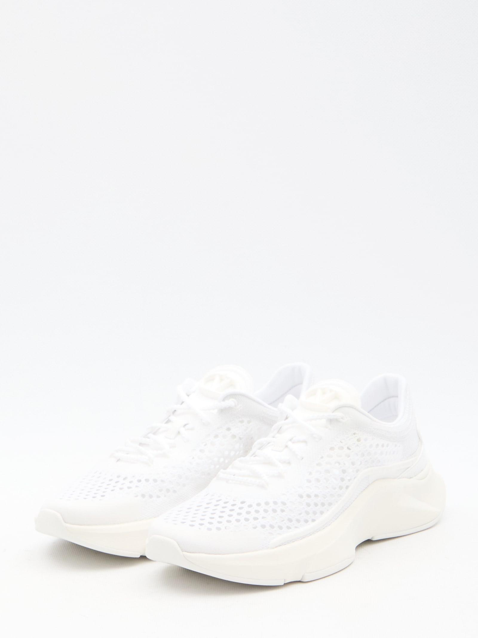 White True Actress Mesh Sneakers Product Image