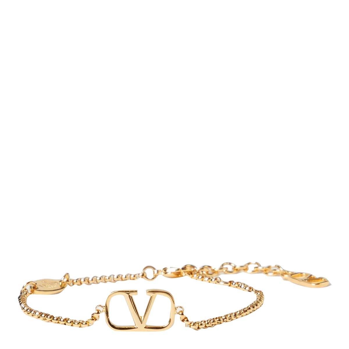 Vlogo Signature Chain Bracelet In Gold Product Image