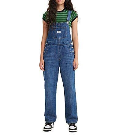 Levis Vintage Straight Leg Overalls Product Image