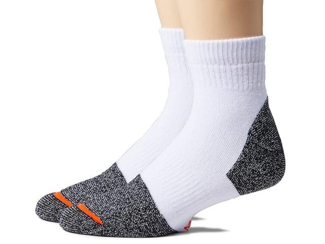 Merrell Cotton Safety Toe Quarter Socks 2-Pair Men's Quarter Length Socks Shoes Product Image