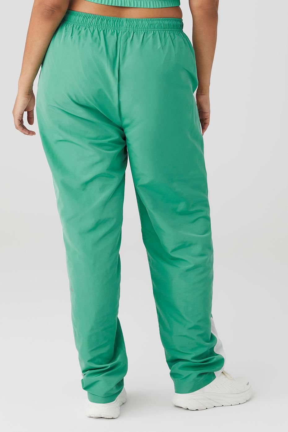 Racetrack Pant - Lettuce/White Female Product Image