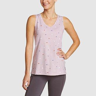 Women's Coast and Climb V-Neck Tank Top - Print Product Image