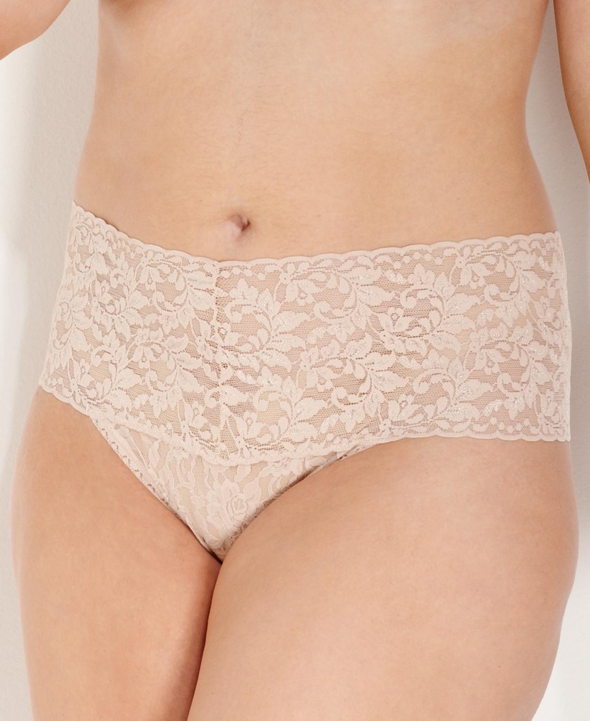 Hanky Panky Plus Retro Lace Thong Product Image