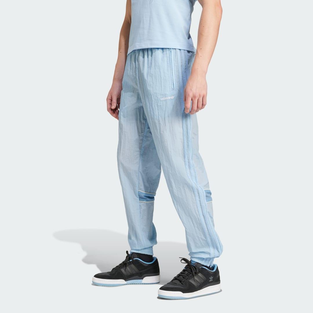 adidas 80s Woven Trackpants Clear Sky M Mens Product Image