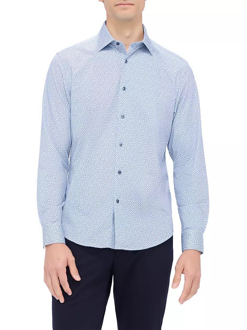 James Cotton-Blend Shirt Product Image