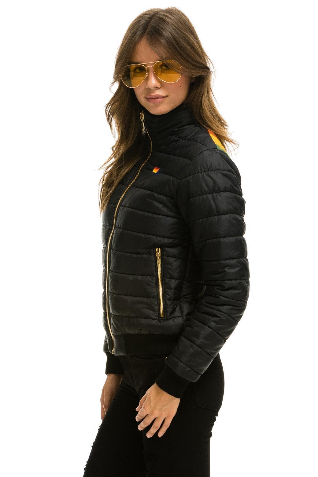 SUNBURST JACKET - GLOSSY BLACK Female Product Image